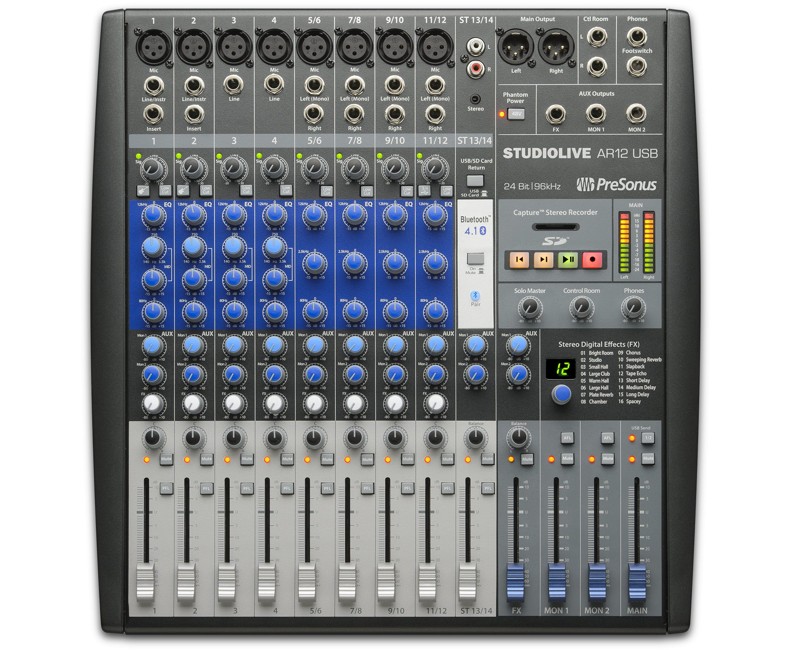 Presonus - Studiolive AR12 USB -  Mixer & Audio Interface