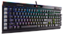 Corsair - K 95 RGB Platinum Mekanisk Keyboard backlit RGB LED Cherry MX Speed Brown (Nordisk) thumbnail-2