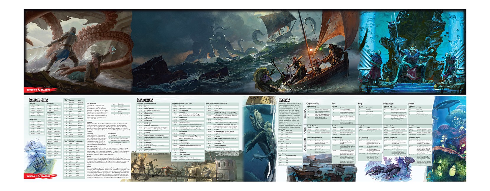 Dungeons & Dragons - 5th Edition - DM Screen Of Ships and the Sea (D&D) (GF073711)