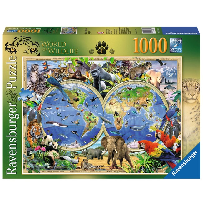Ravensburger 1000 Piece Puzzle World of Wildlife
