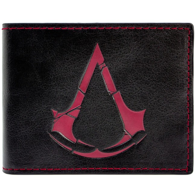 Assassins Creed Rogue Symbol Black Coin & Card Bi-Fold Wallet