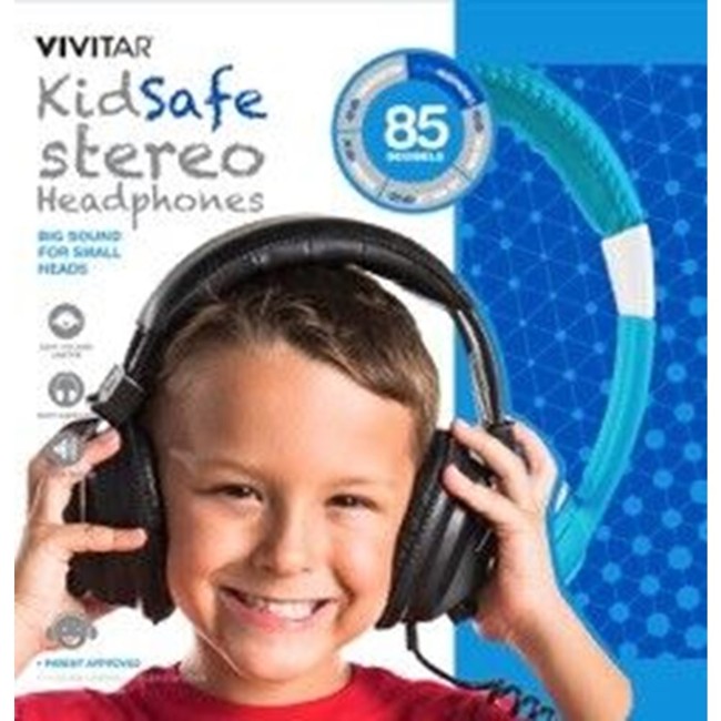 KidSafe - Stereo Hovedtelefoner - Blå (440621)