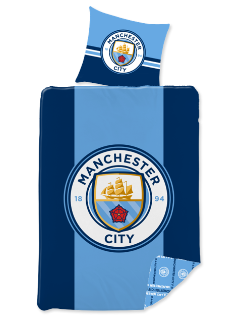 Manchester City Sengesæt (200 x 140 cm)