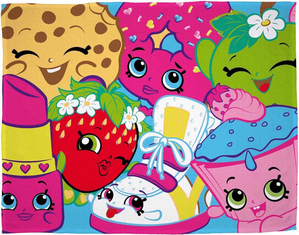 Buy Shopkins Fleeceblanket 100 X 150cm