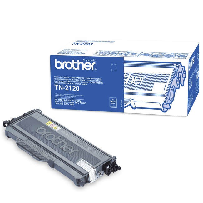 Original Brother TN-2120 Black Toner Cartridge (TN2120)