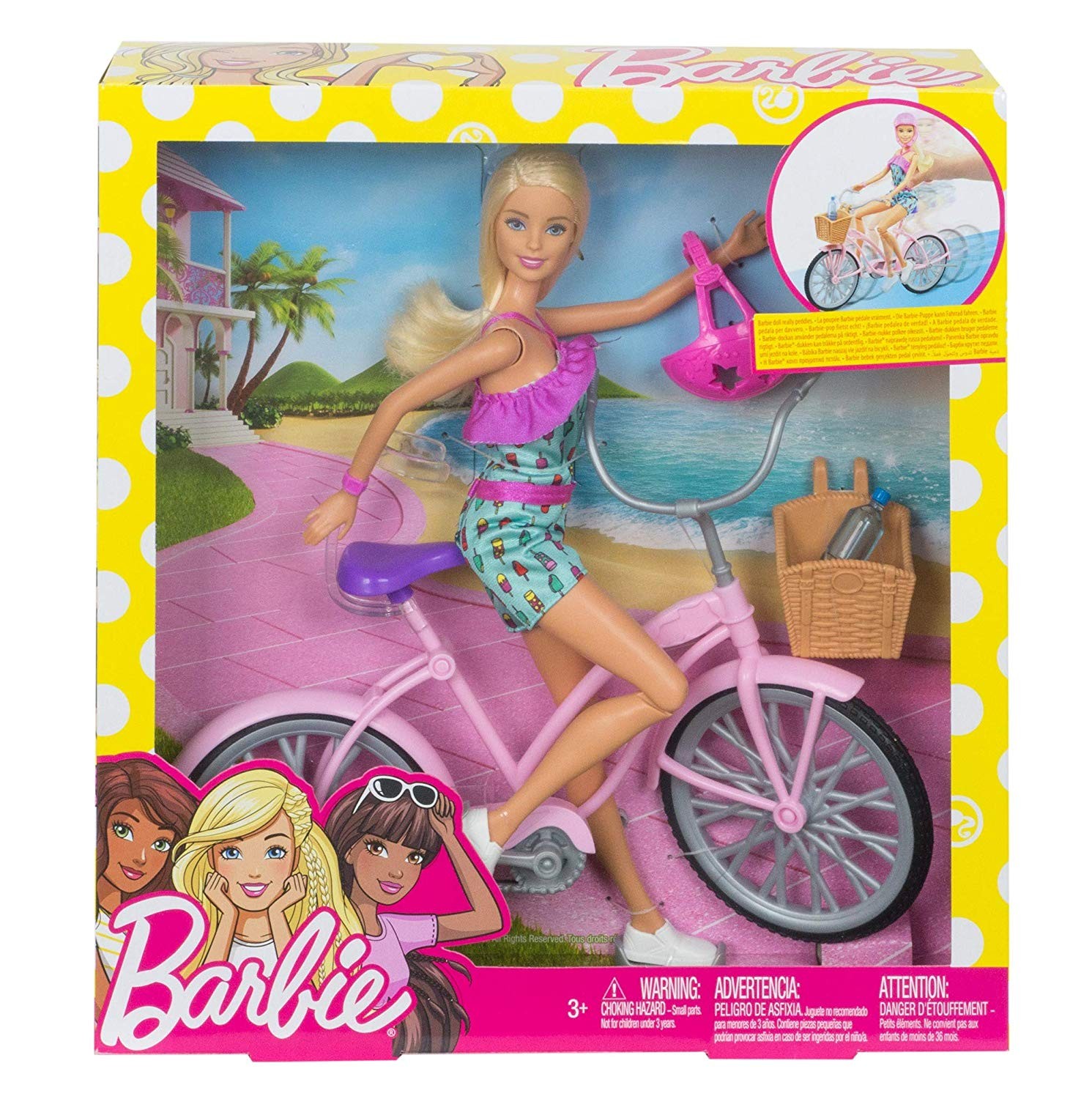 Buy Barbie - Doll and Bike (FTV96)