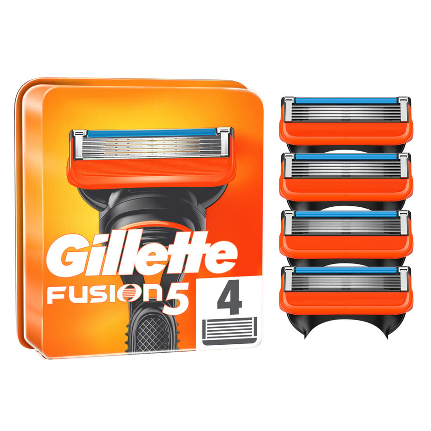 Gillette - Fusion manuaaliset vaihtoterät - 4 kpl