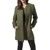 Urban Classics Ladies - PEACHED LONG BOMBER Jacket olive thumbnail-4