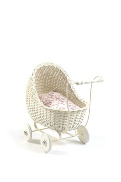 Smallstuff - Doll Stroller - Off White (51001-02)