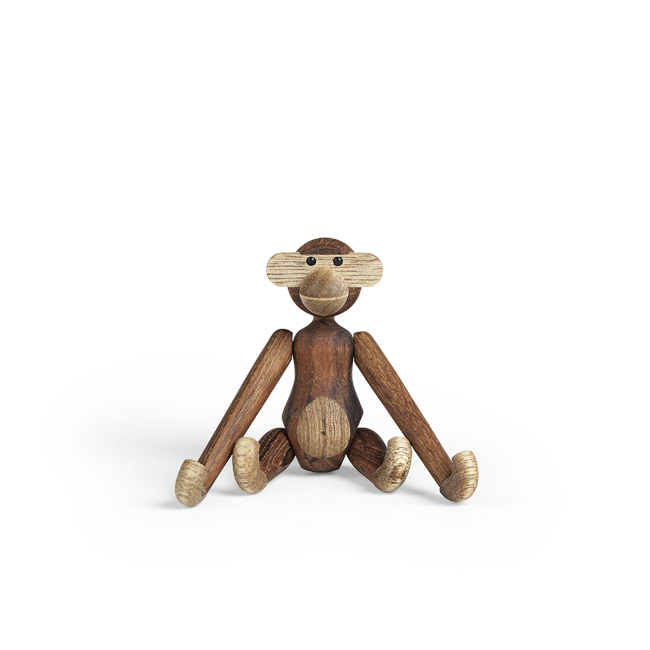 Kay Bojesen -  Affe, Mini Teak- Und Limbaholz, 9,5 Cm (39249)