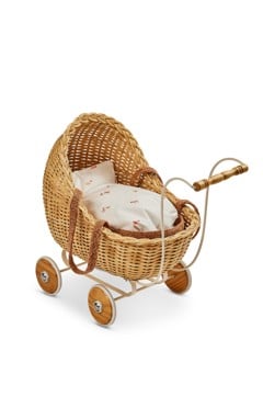 Smallstuff - Doll Stroller - Natur (51001-05)