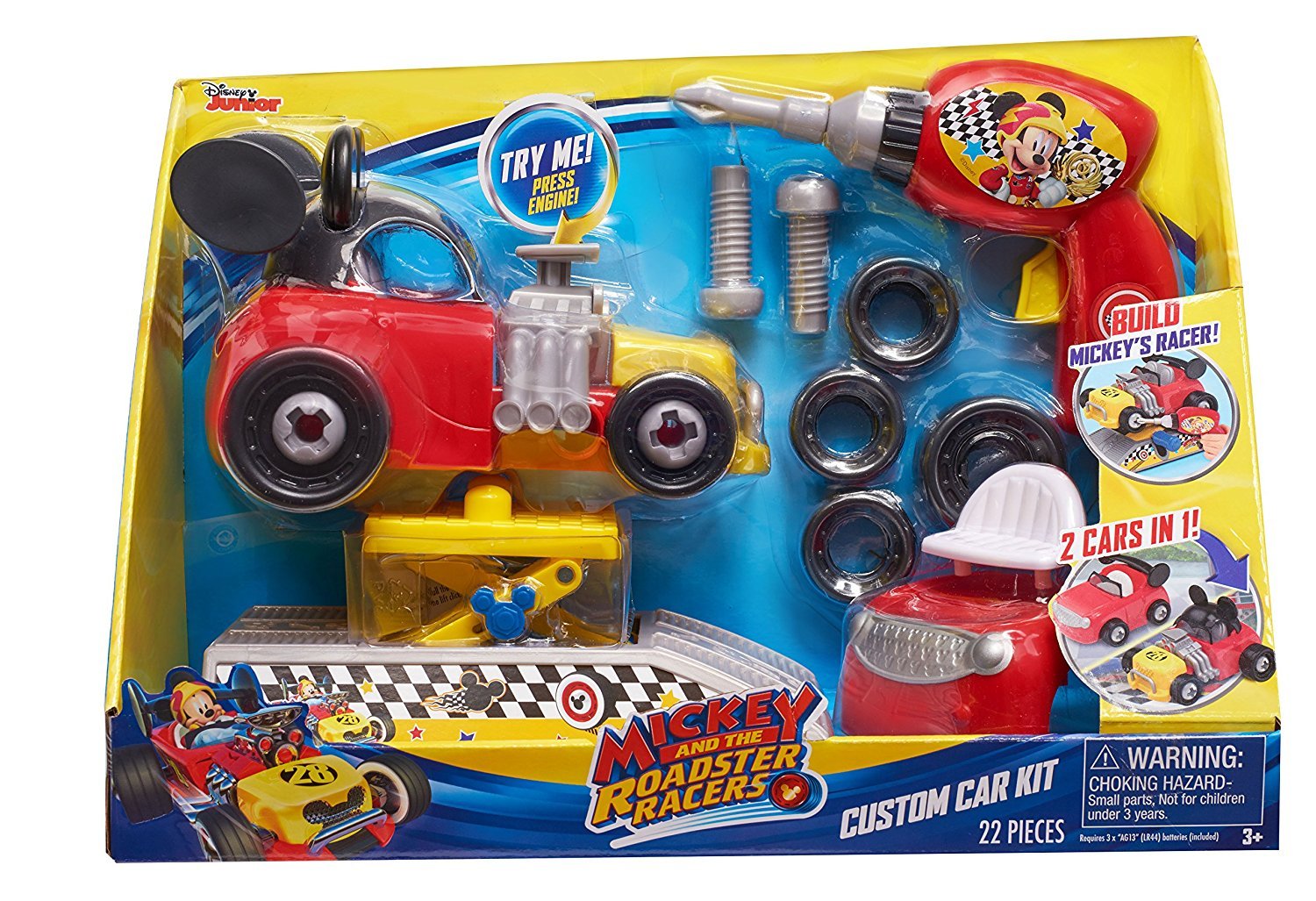 Koop Mickey The Roadster Car Kit Toy Fun Play