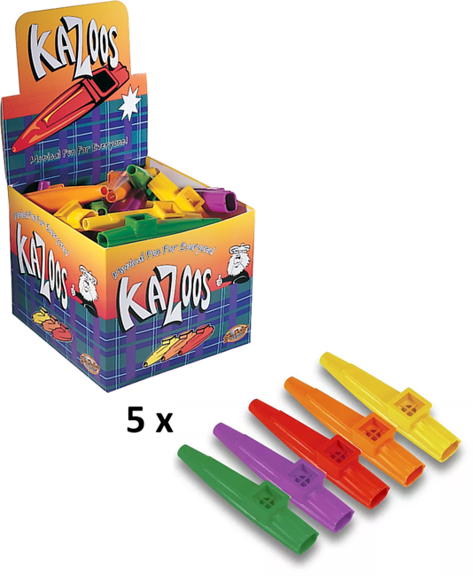 Dunlop - Plastik Kazoo (5 Stk.)