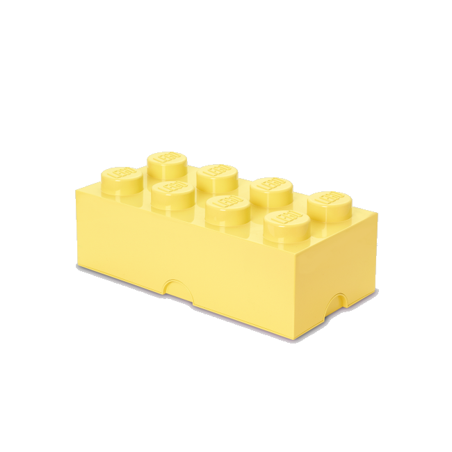 Room Copenhagen - LEGO Opbevaringskasse Brick 8 - Cool Gul