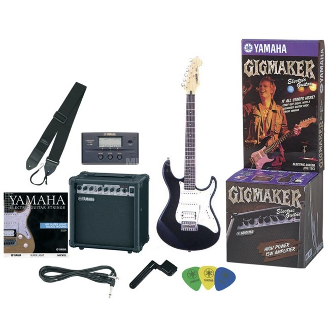 Yamaha - EG112C Gigmaker - Elektrisk Guitar Start Pakke (Black) (DEMO)