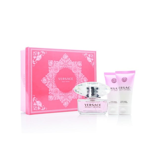 Versace - Bright Crystal Gift Set 50 ml.  EDT + Shower Gel 50 ml. + Body Lotion 50 ml.