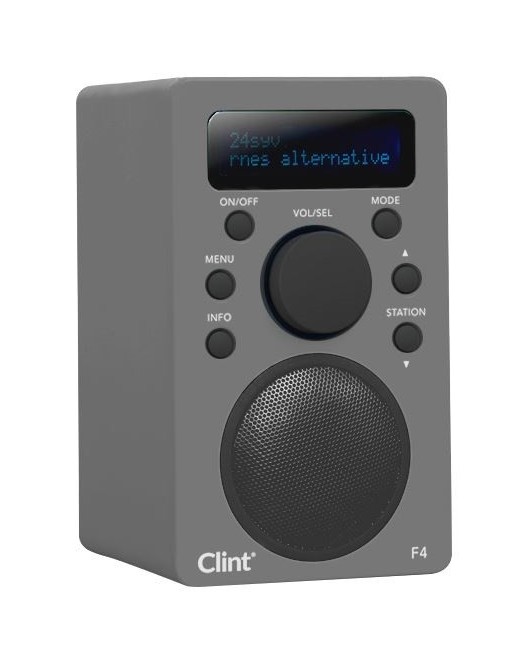 Clint F4 DAB+ Radio Gray