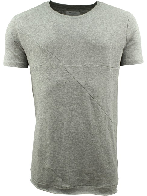 Lindbergh O-neck T-shirt Grey Mel