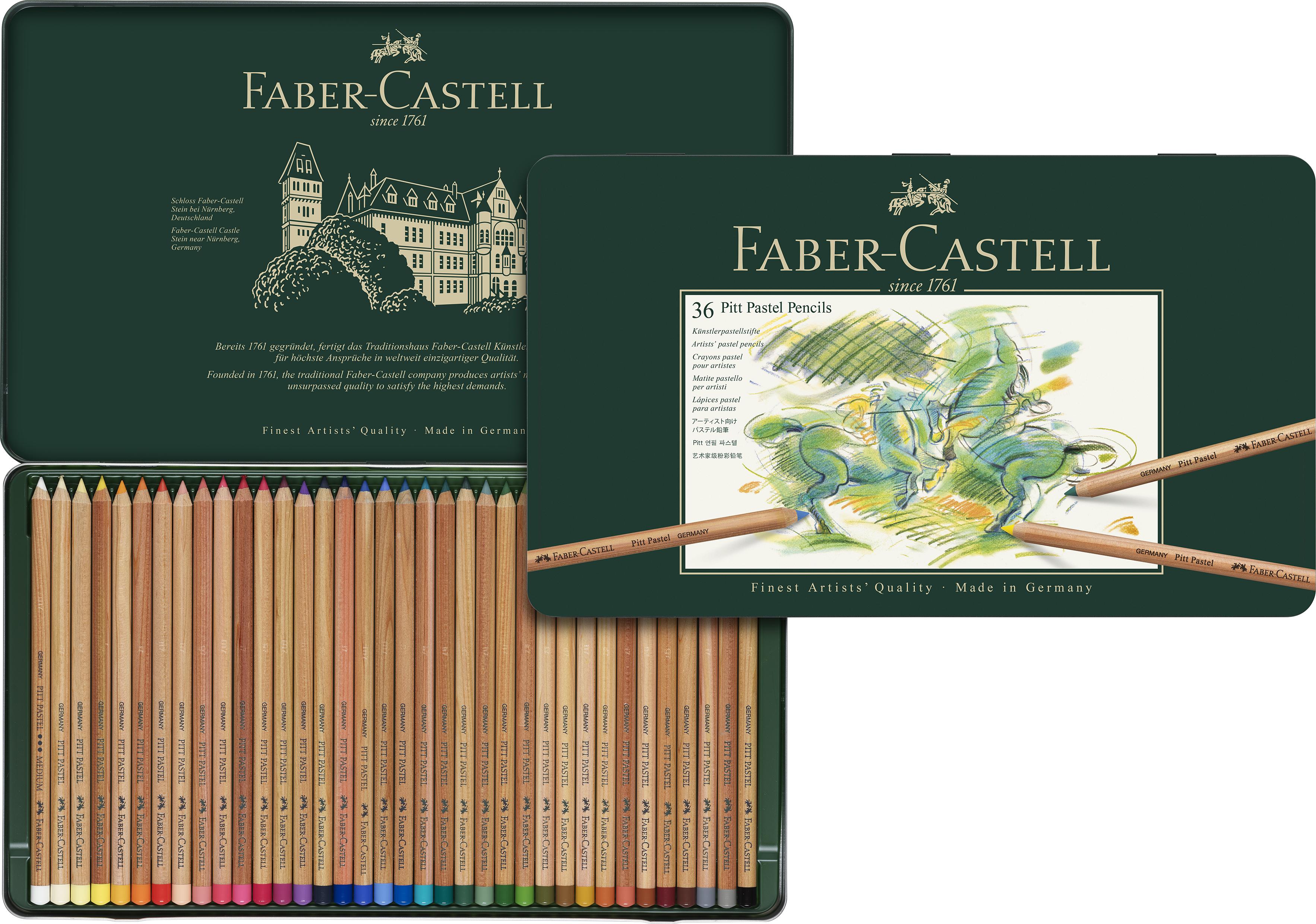 Faber-Castell - Farbstift Pitt Pastel, 36er Metalletui (112136) thumbnail-3