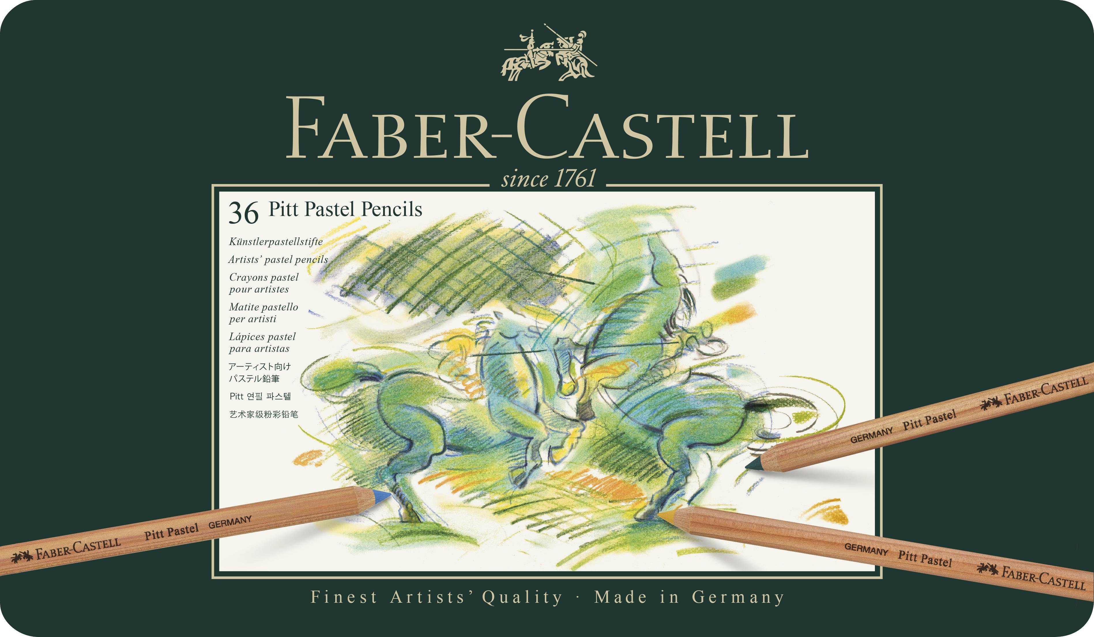 Faber-Castell - Farbstift Pitt Pastel, 36er Metalletui (112136) thumbnail-1