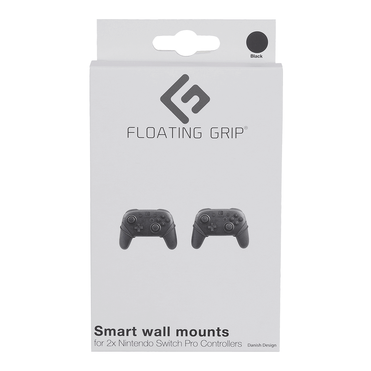 Nintendo Switch Pro Controller wall mount by FLOATING GRIP®, Black - Videospill og konsoller