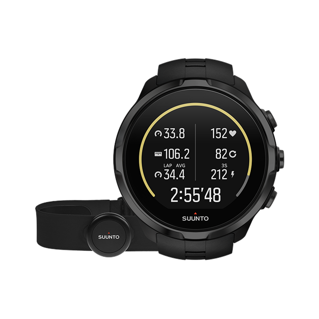 Suunto - Spartan Sport Wrist HR All Black GPS Ur + Hr Belt