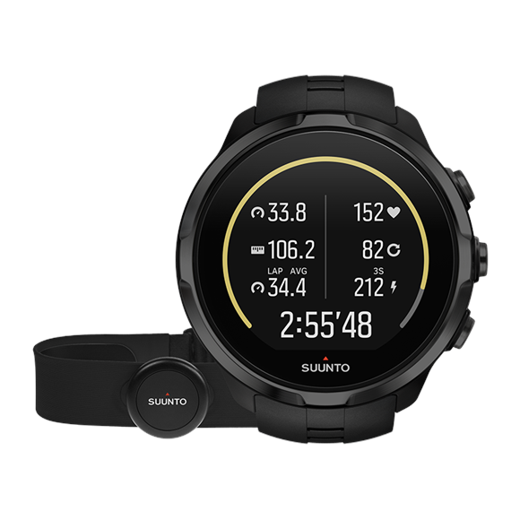 suunto sport wrist hr all black