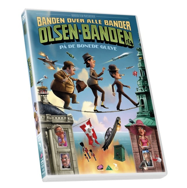 Olsen Banden på de bonede gulve - DVD