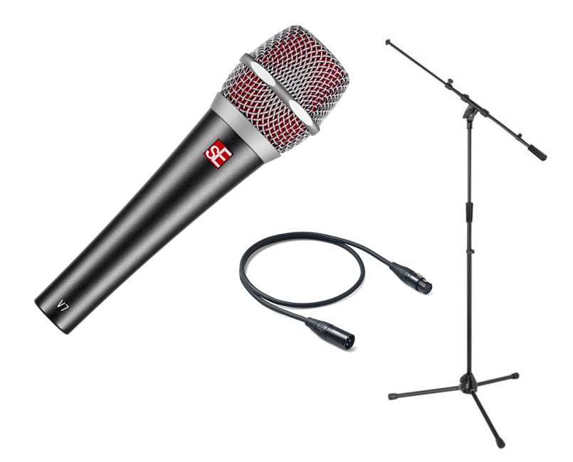 sE Electronics - V7 - Dynamisk Vokal Mikrofon Pakke