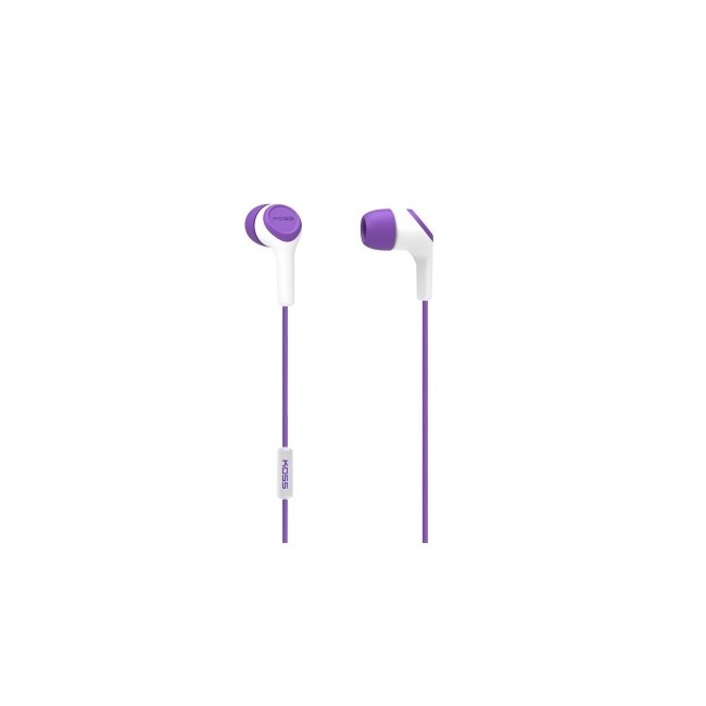 Koss - KEB15iP In-ear headset with mic, Lilla