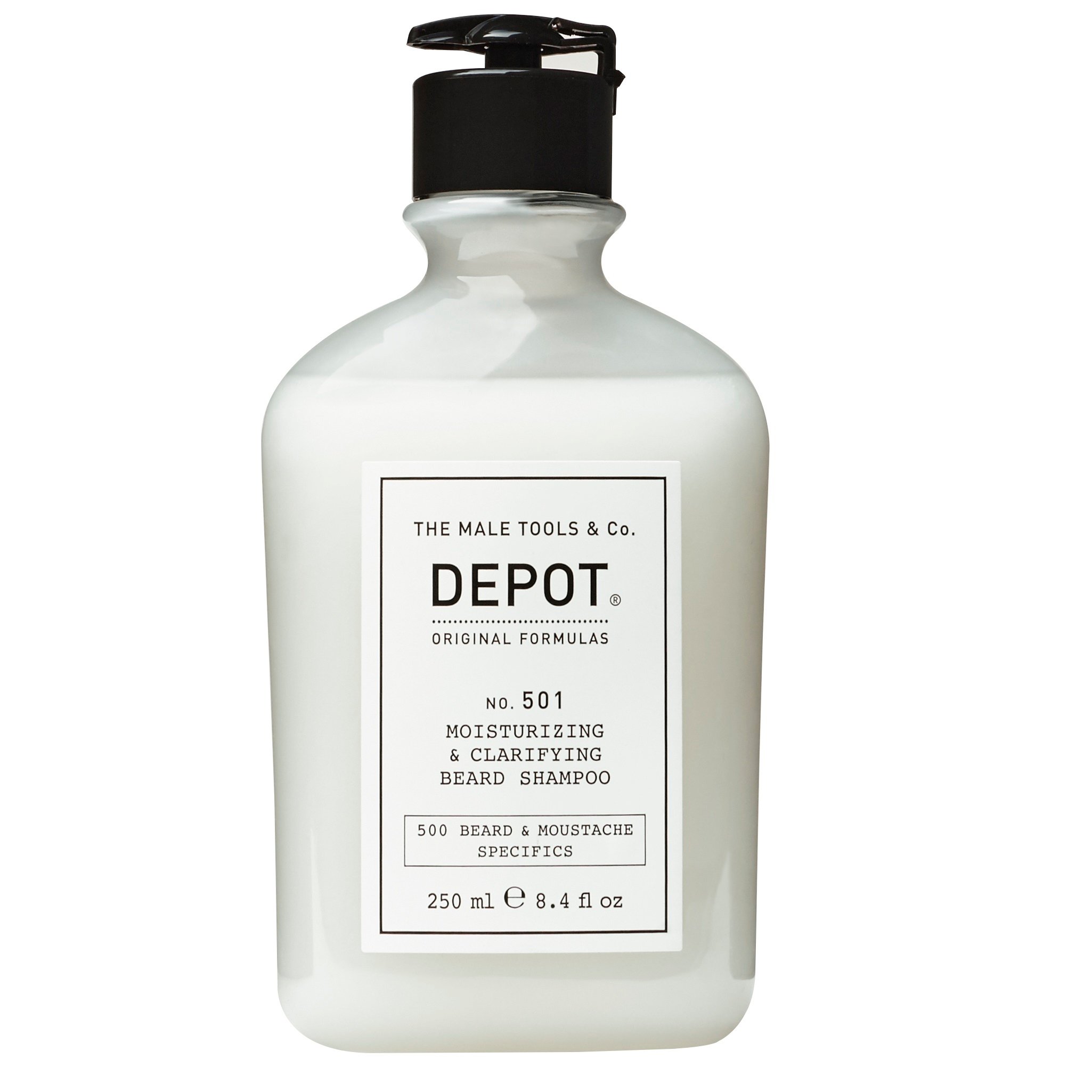 Billede af Depot - No. 501 Misturizing & Clarifying Beard Shampoo 250 ml
