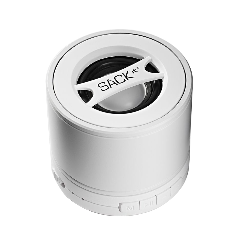 SACKit - WOOFit S Bluetooth Lautsprecher Schnee Weiß