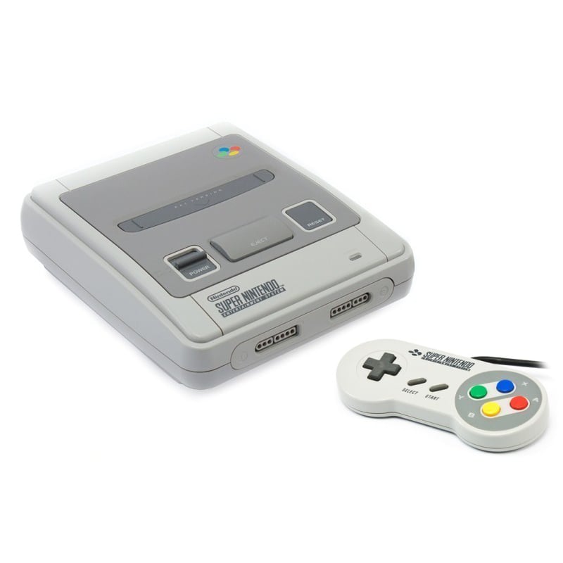 fysiek lenen gesprek Koop Super Nintendo SNES console + official gamepad