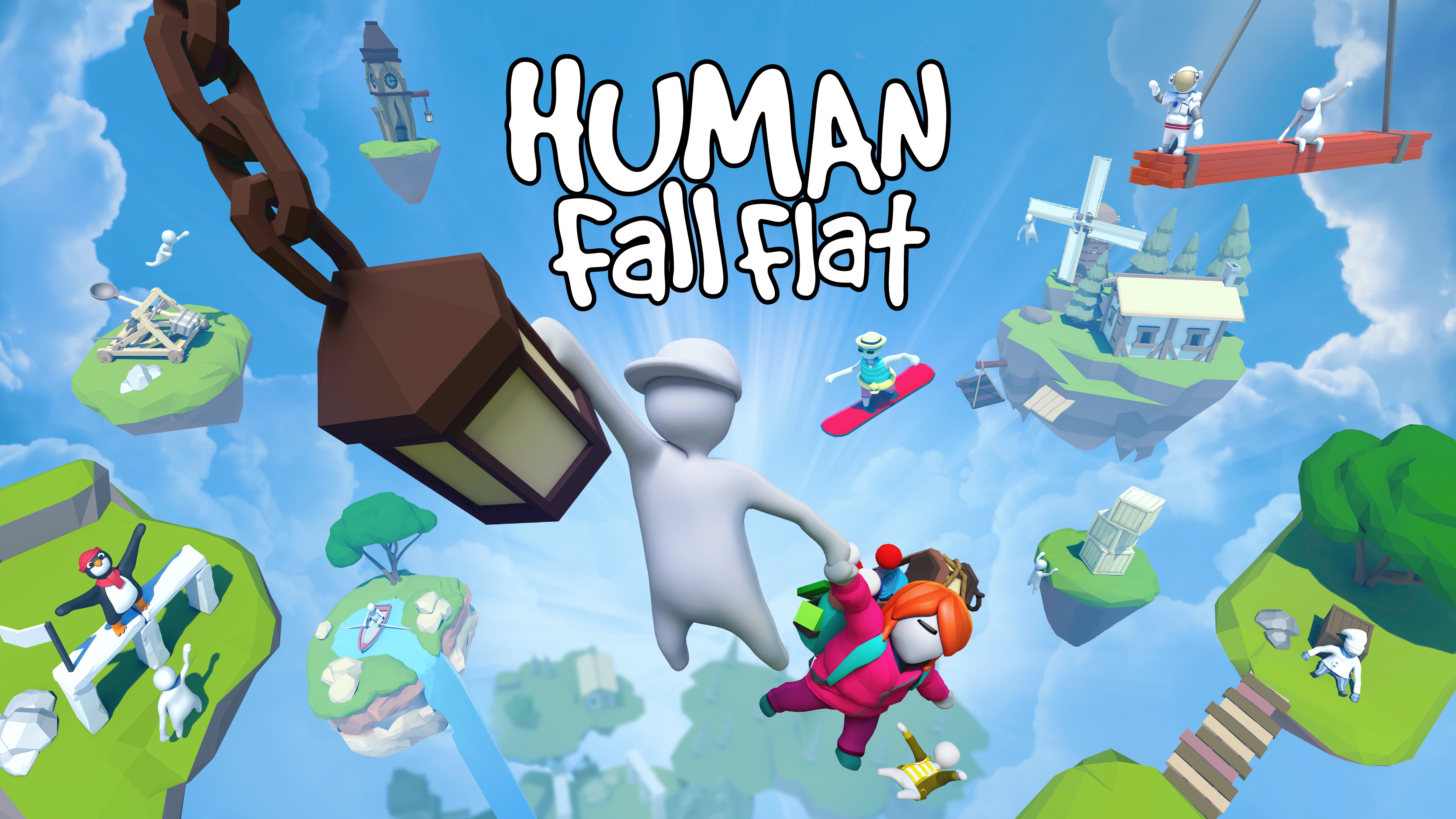 Хуман фулл. Human: Fall Flat. Игра Human Fall. Игра ХЬЮМАН фол флэт. Human Fall Flat уровни.