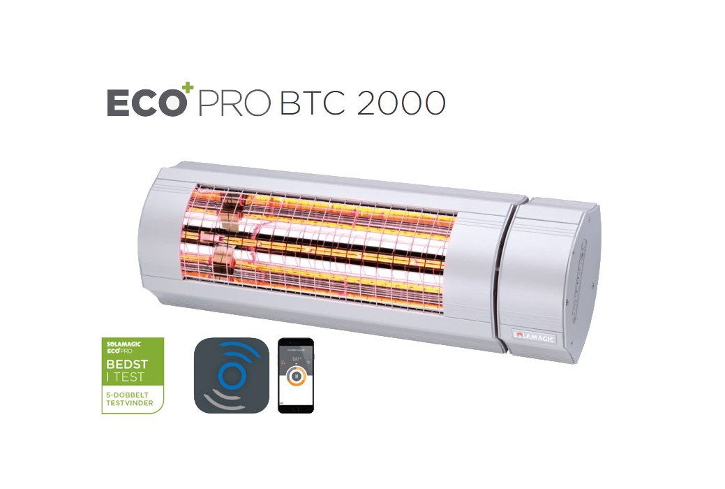 Solamagic - 2000 ECO+ PRO Patio Heater - Bluetooth Controlled - Titanium