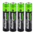 Lloytron AAA 550 mAh NIMH AccuDigital Battery Pack of 4 (Model No. B014) thumbnail-1