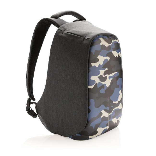 Bobby Compact Anti-Theft Backpack Prints by XD Design, Camouflage Blue