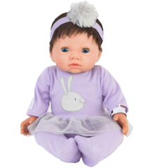 Tiny Treasure - Doll w/ Brown Hair & Purple Tutu Dress (30140)