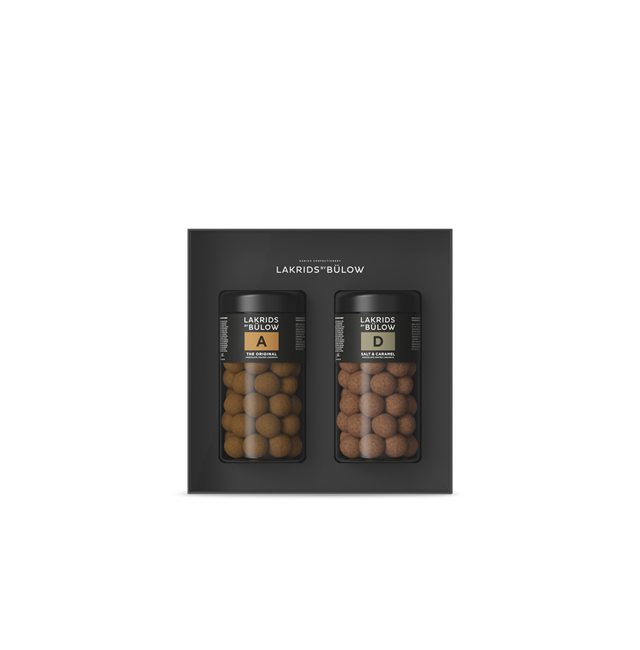 Lakrids By Bülow - ​Black Box  – A & D Chokolade Overtrukket Salt Lakrids 590 g