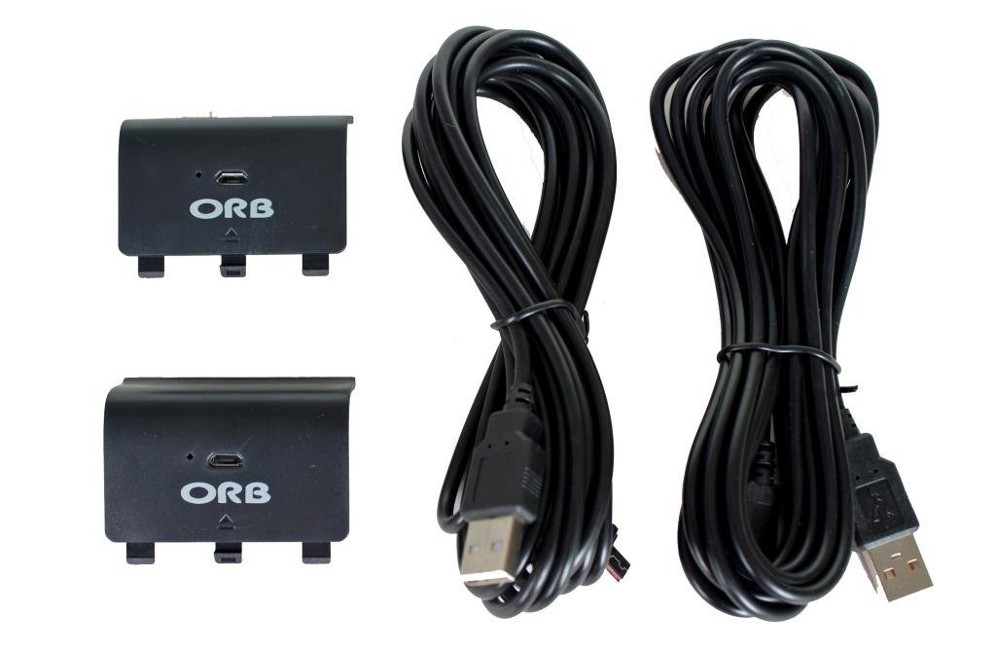 Dual Controller Charge and Play Battery Pack for Xbox One (ORB)
