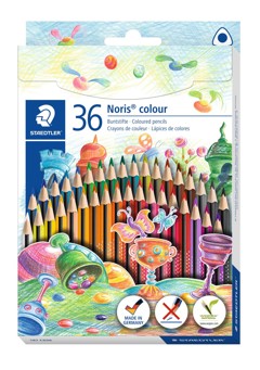 Staedtler - Noris colour kolmionvärikynät, 36 kpl (187 CD36)