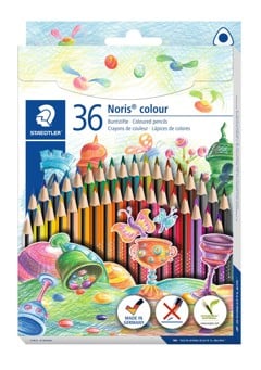 Staedtler - Noris colour triangulära miljöfärgpennor, 36 st (187 CD36)