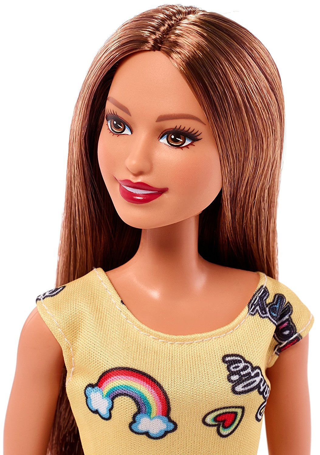 Köp Barbie - Basic Doll - Yellow Dress (FJF17) - Yellow - Barbie - inkl