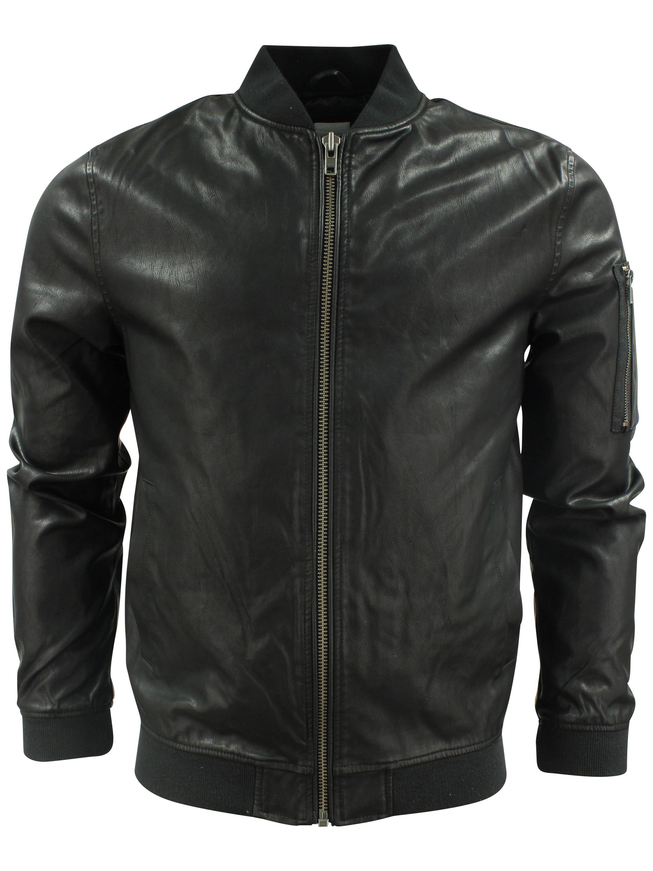 Buy Lindbergh 'Imitation' Leather Jacket - Black