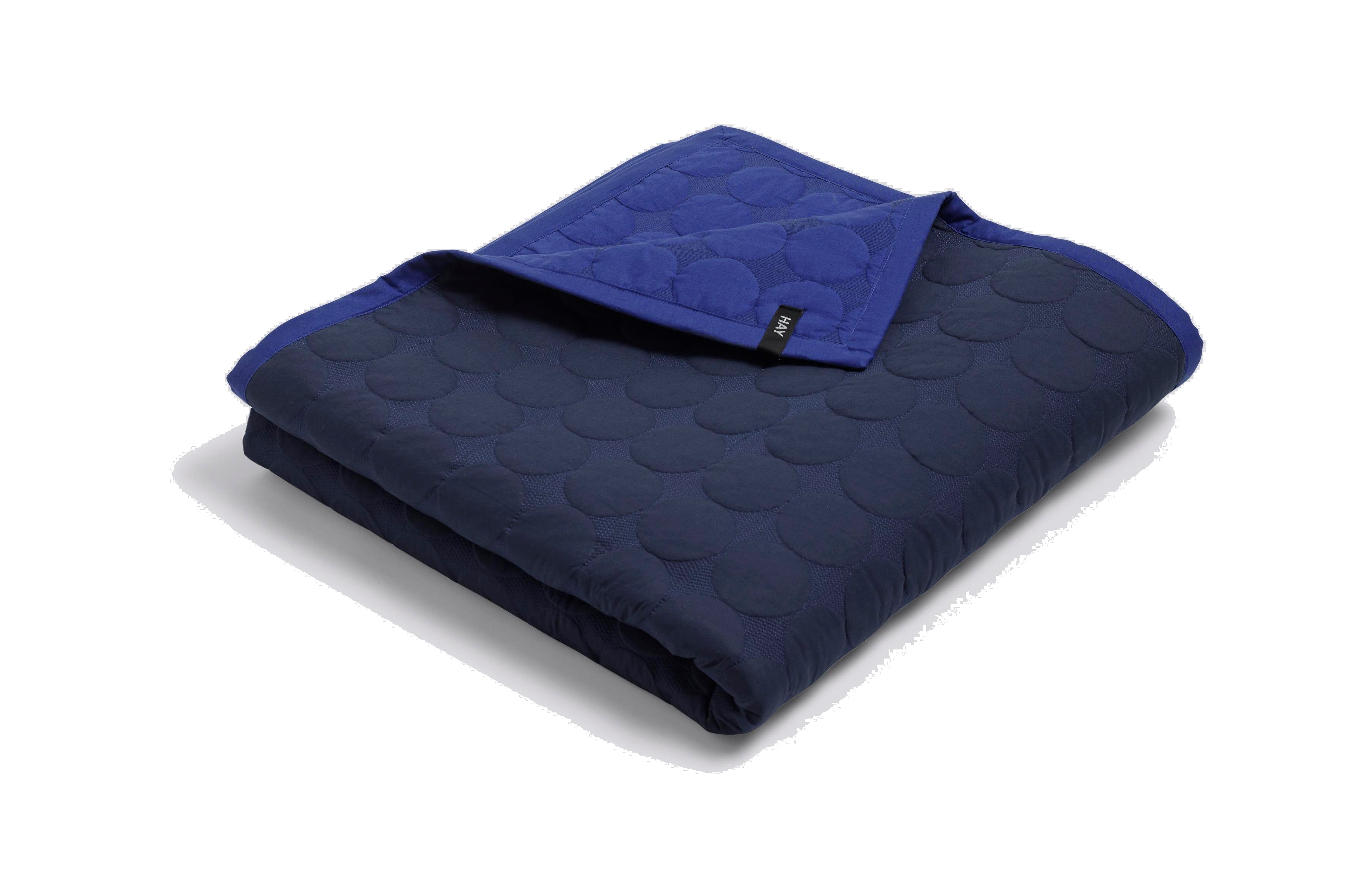 Køb HAY - Mega Dot sengetæppe 235 x 245 New Blue