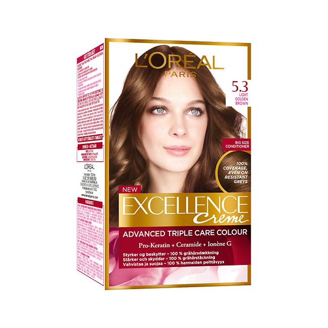 Køb L'Oréal - Excellence - 5.3 Gyldenbrun