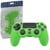 ZedLabz soft silicone rubber skin grip cover for Sony PS4 controller with ribbed handle - green thumbnail-1
