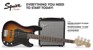 Squier By Fender - Affinity Series Precision PJ Bass - Elektrisk Bas Start Pakke (Brown Sunburst) thumbnail-6