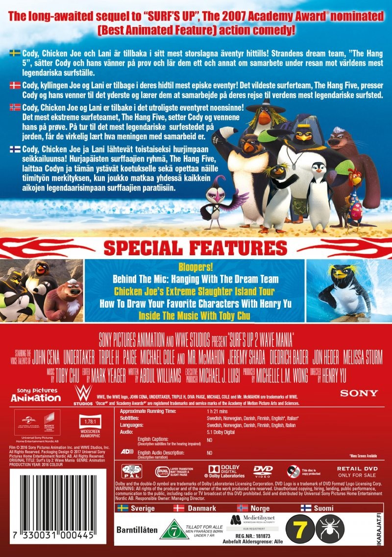 Buy Surf S Up 2 Wavemania Dvd