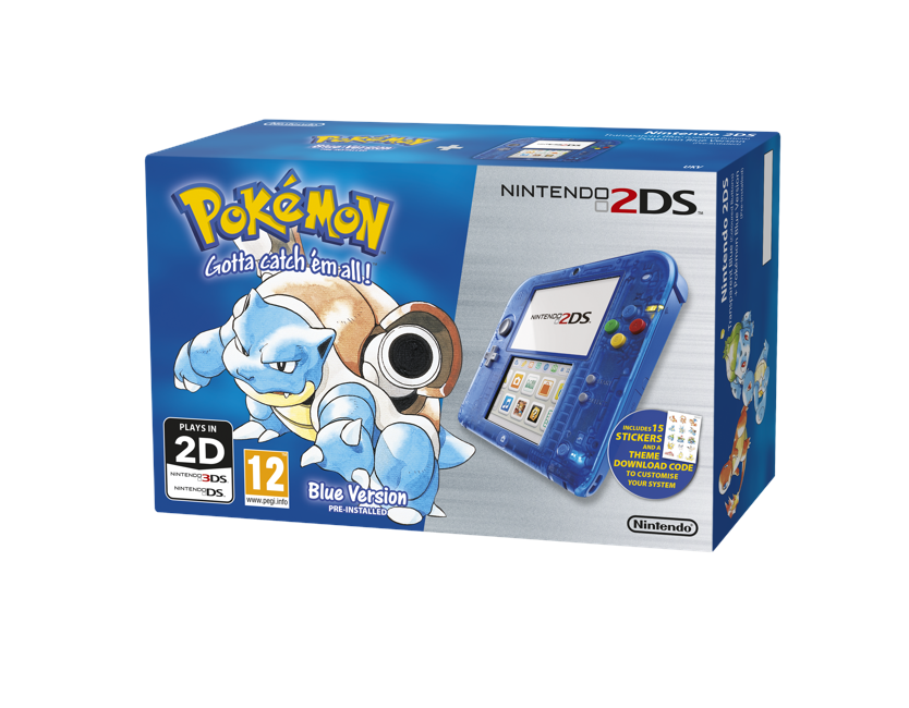 Nintendo 2DS Console Special Edition - Pokémon Blue Edition